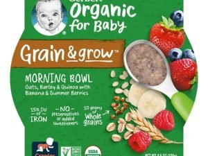 Gerber Orgánic Comida Para Bebé Frutos Rojos Plátano Y Avena