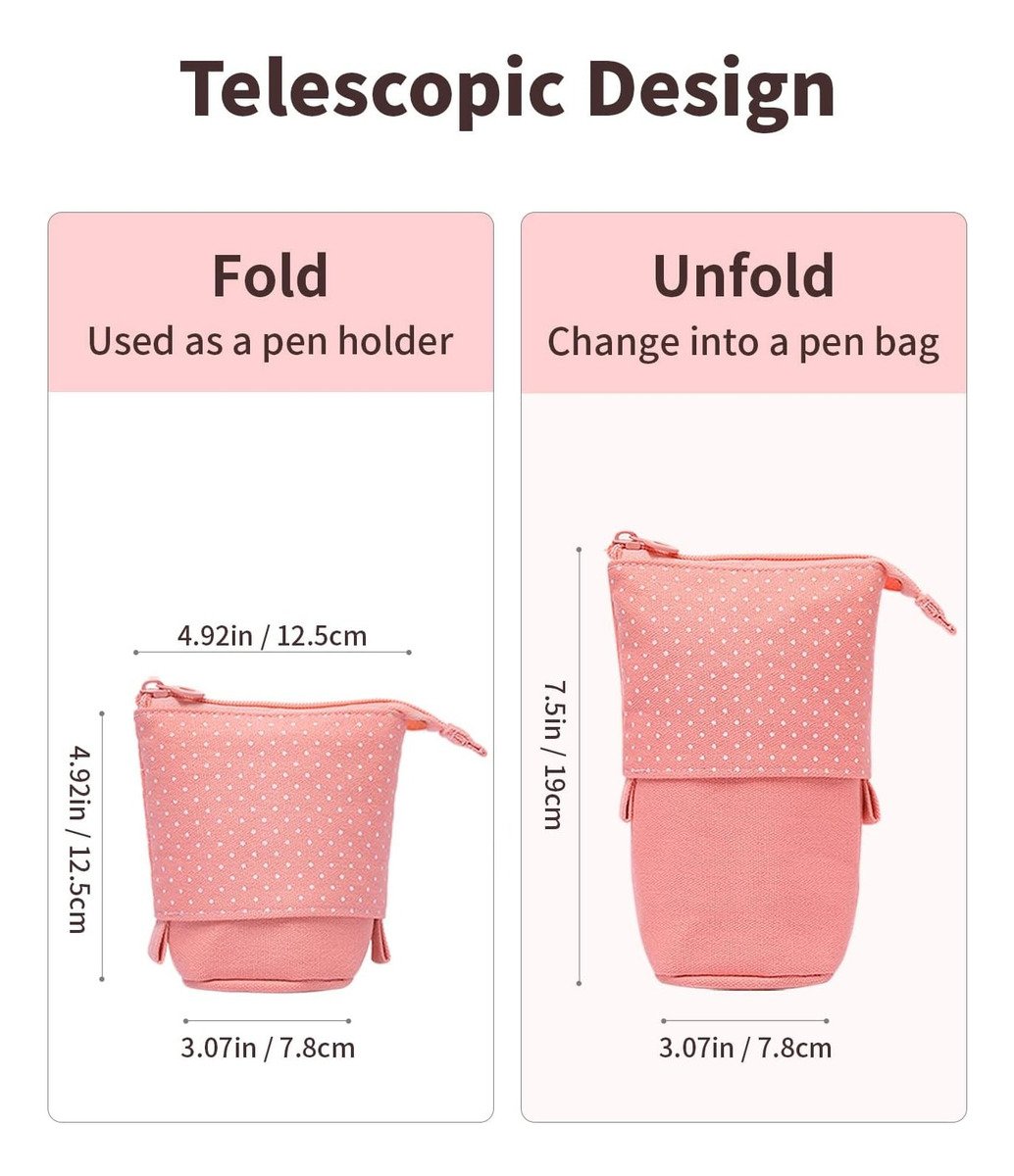 Sooez - Estuche Para Lápices De Pie Desplegable - Image 2