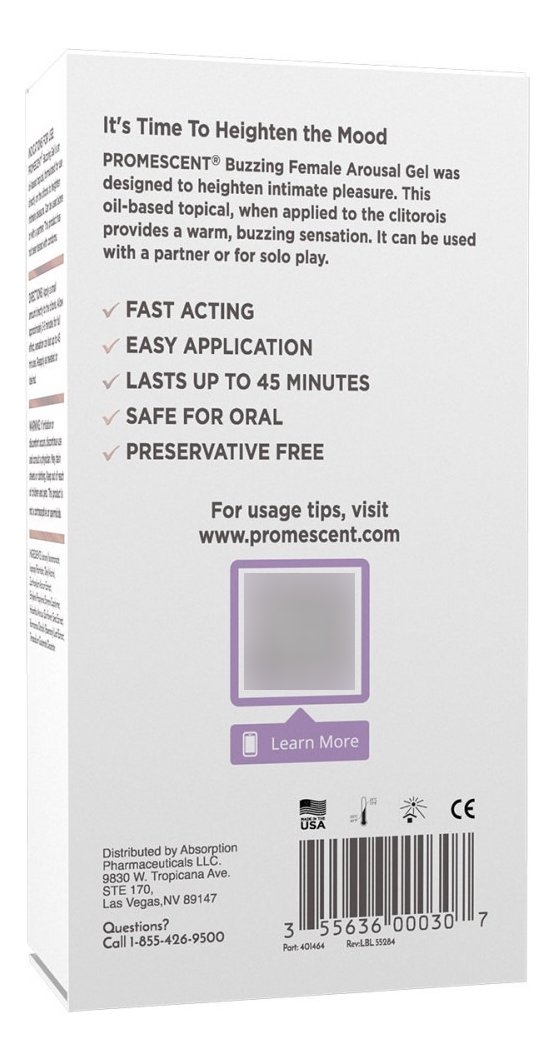 Promescent - Gel Vibrador Excitación Femenina 15ml - Image 4