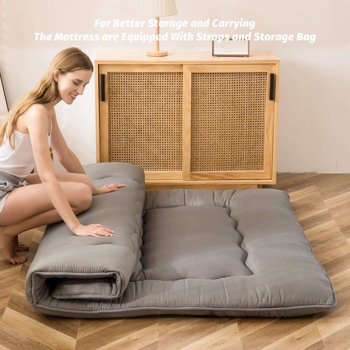 Futón Maxyoyo 2 Cuerpos Colchón Sofá Cama Japonés Queen - Image 14