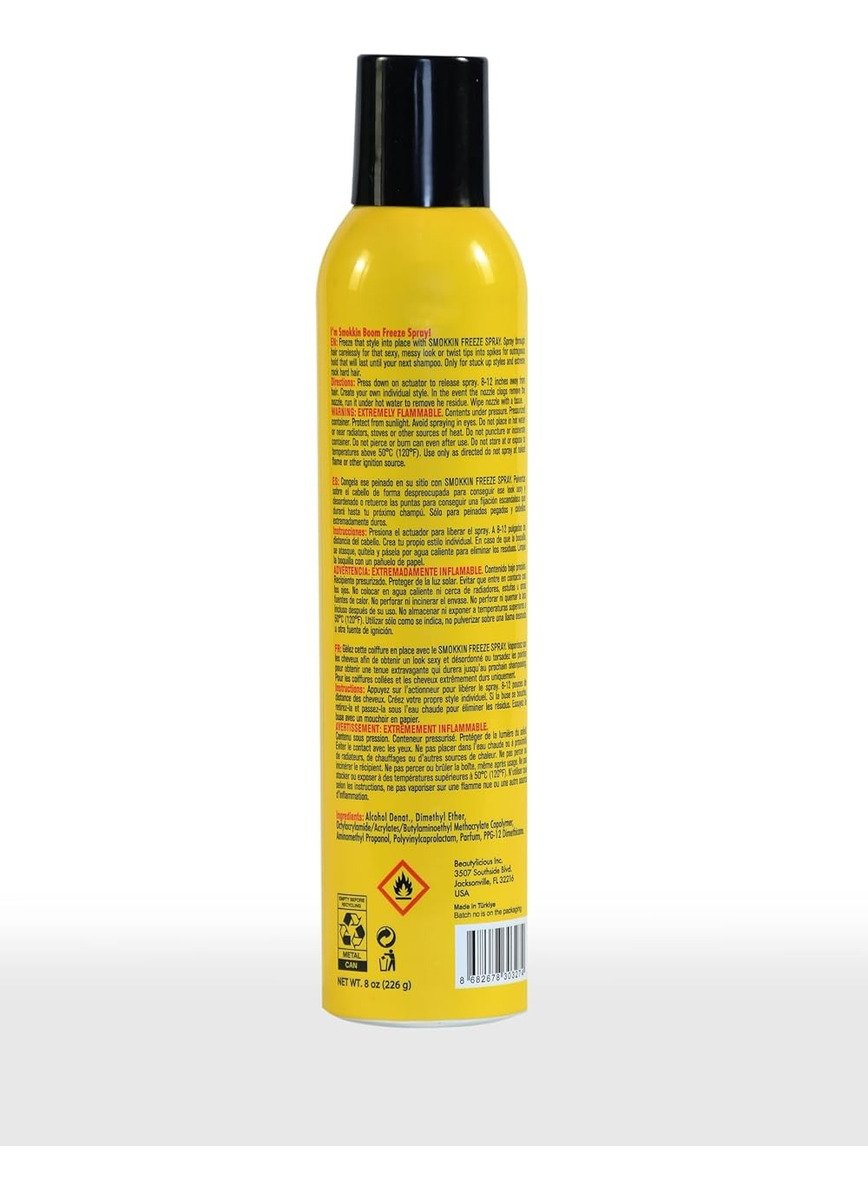 Innovation Smokkin Fijador De Cabello Boom Freeze Spray 226g - Image 2