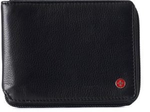Alpine Swiss Rfid Cartera Para Hombre O Mujeres Color Negro 1