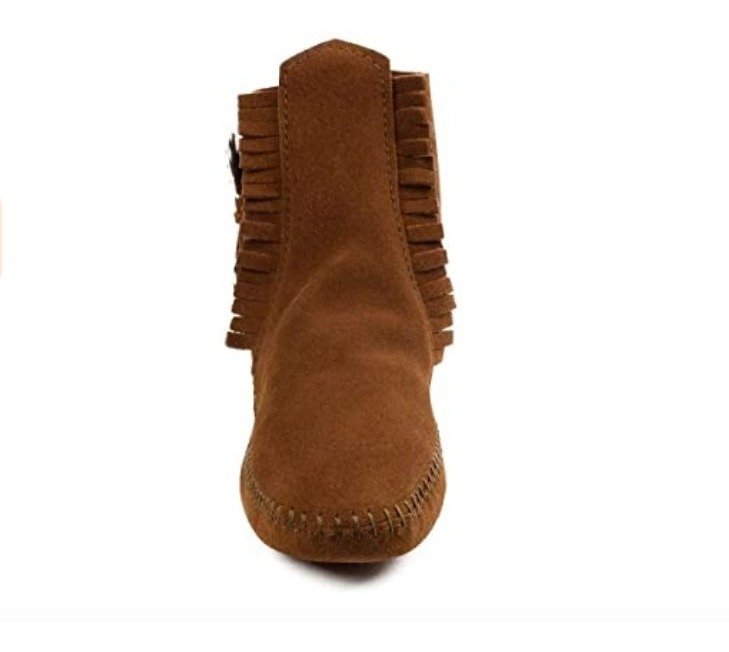 Minnetonka Botas De 2 Botones Para Hombres Suela De Cuero - Image 2