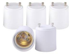 Convertidor De Base De Clavija Gu24 A E26 E27 Paquete De 5