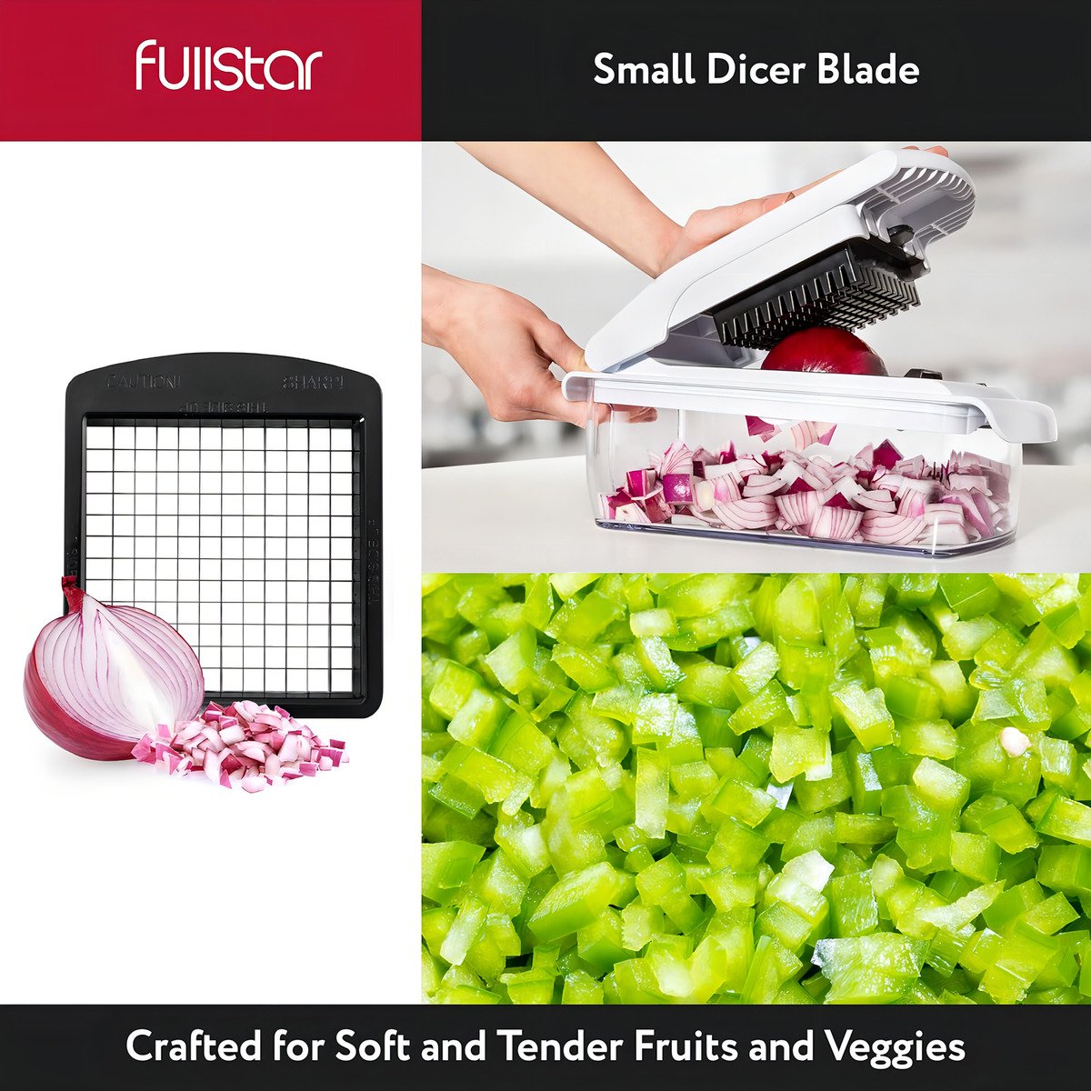 Fullstar Cuchillas De Repuesto P/ Picador De Verdura 2piezas Color Negro - Image 3