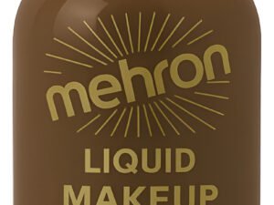 Mehron Liquid Makeup Rostro Cuerpo Y Cabello No Tóxico 133ml Color Ebony
