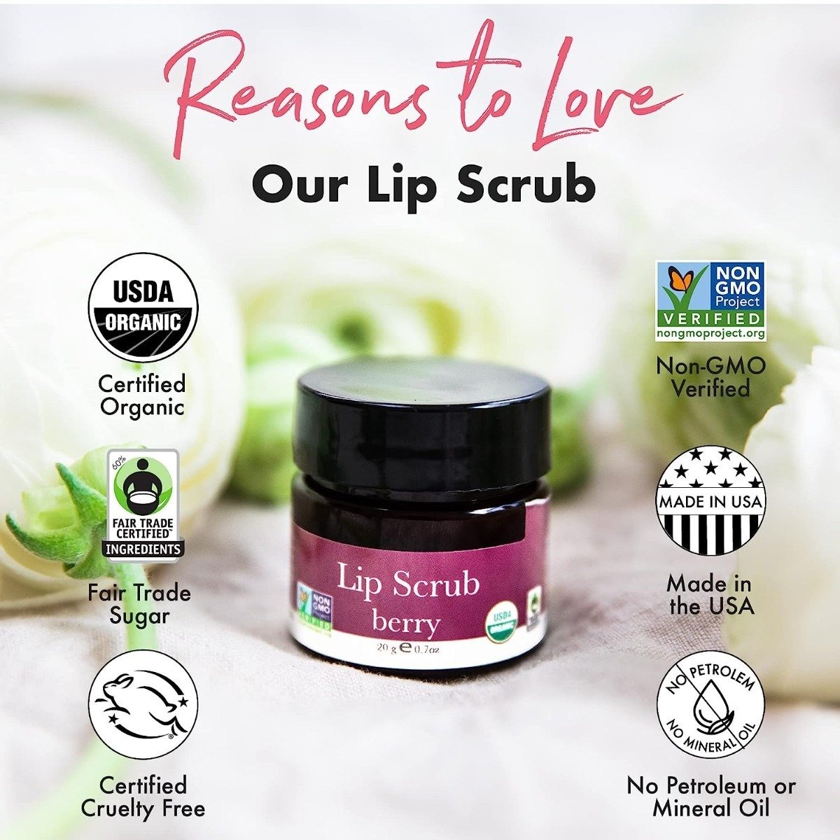 Beauty By Earth Exfoliante Para Labios De Baya 20gr Momento De Aplicación Día/noche Tipo De Piel Seca - Image 2