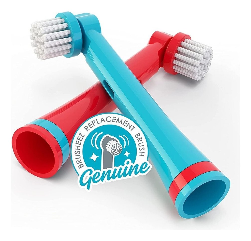 Brusheez Cabezales De Repuesto De Cepillo De Dientes 2 Pack Color Rojo/azul - Image 3