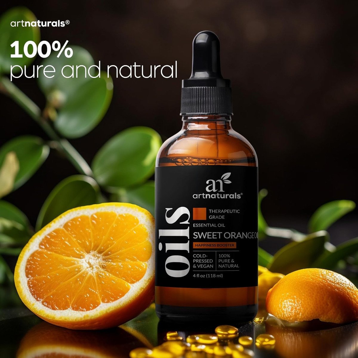 Artnaturals Aceite Esencial Naranja 100% Puro Natural 118ml - Image 3