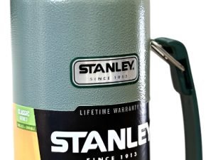Botella Termo Stanley Classic, 950 Ml, Color Verde Martillado