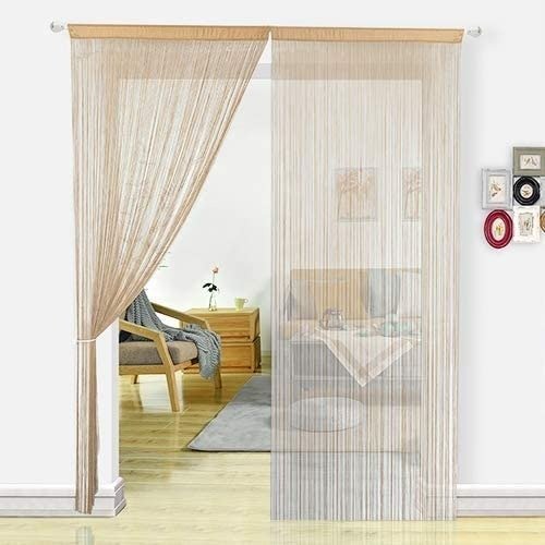 Hsylym Cortinas Para Puerta Con Flecos De Espaguetis Densos - Image 17