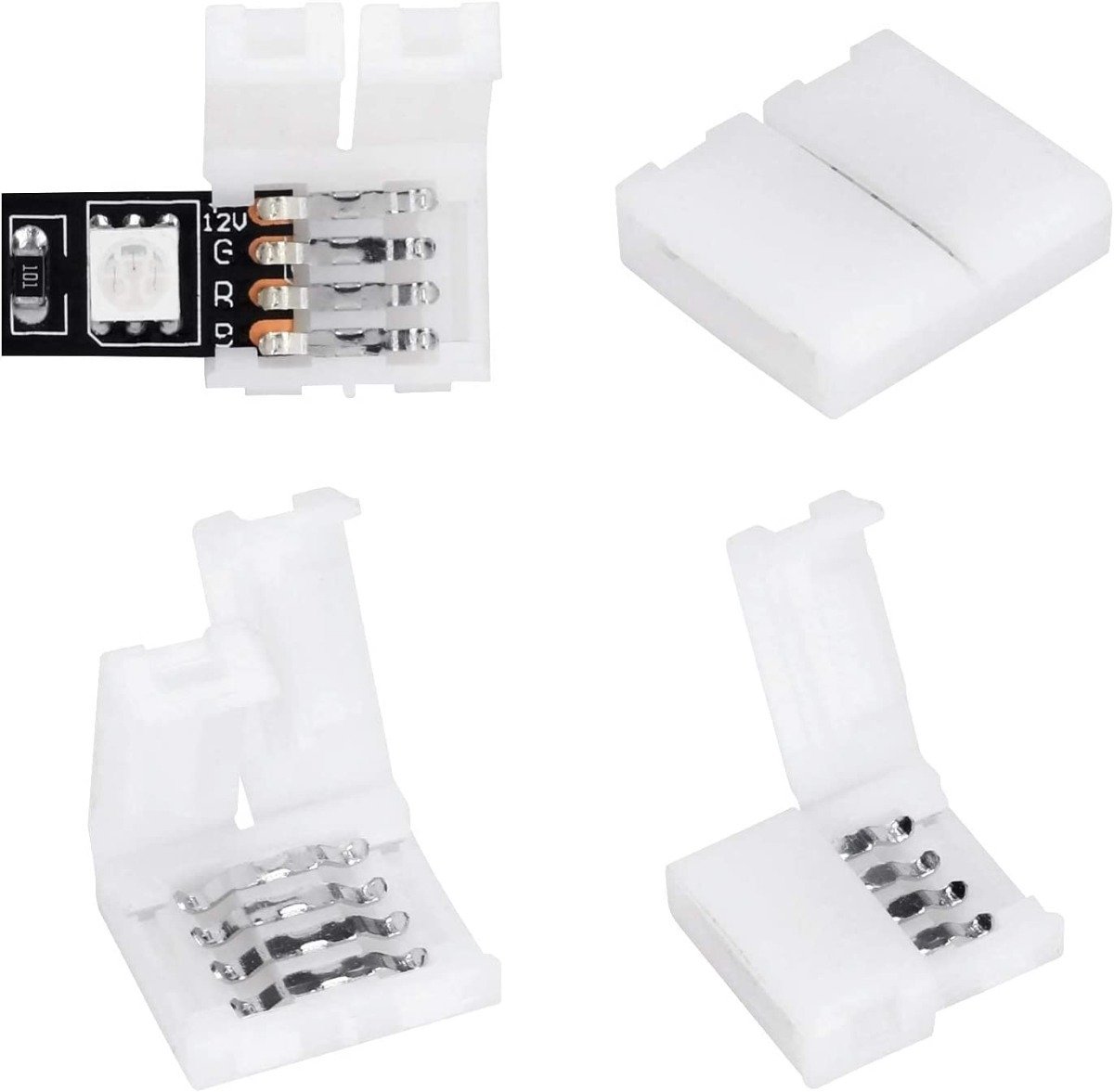 Wenhsin Paquete De 10 Conectores De Tira De Luz Led - Image 3