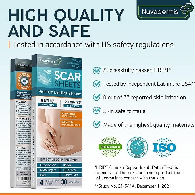 Nuvadermis Hojas De Silicona Para Cicatrices - Image 2