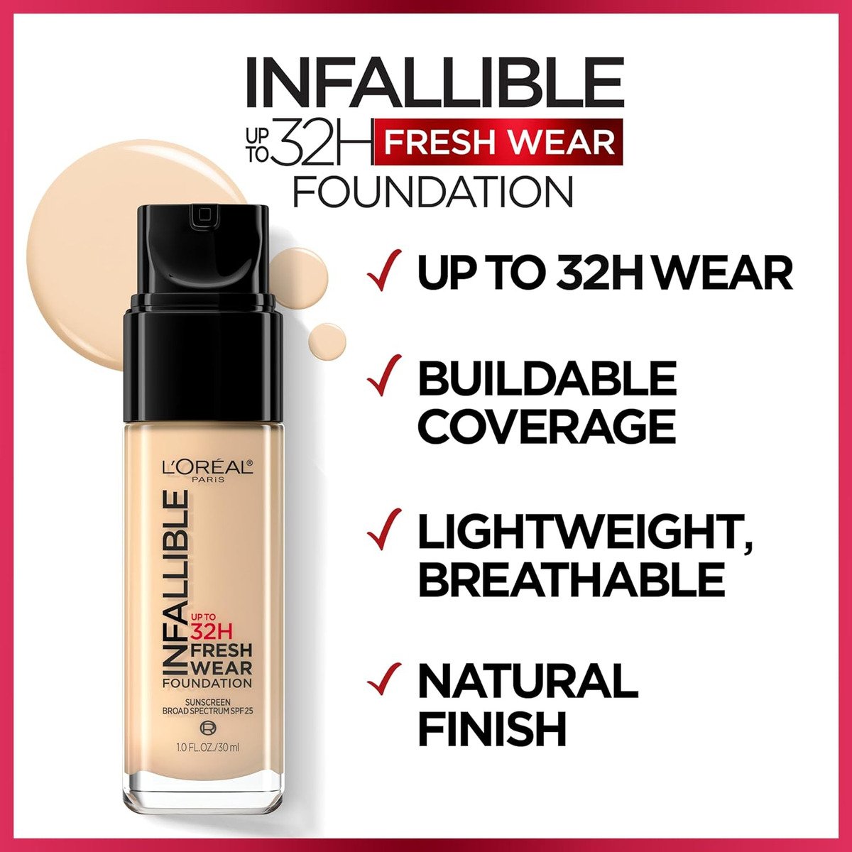Maquillaje L'oreal Paris Infalible Hasta 24 Horas Fresh Wear - Image 53
