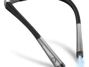 Luz De Lectura Glocusent Led P/ El Cuello P/ Leer En La Cama Color De La Estructura Gris