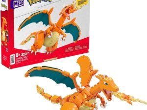 Mega - Juguete De Construcción, Pokemon, Charizard, 222 Pzas