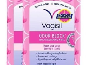 Vagisil Toallitas Íntimas Femeninas Odor Block 40 Unid