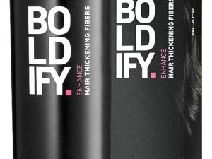 Boldify - Fibras De Pelo Para El Cabello Fino, 0.98 Oz / 28g Color Negro