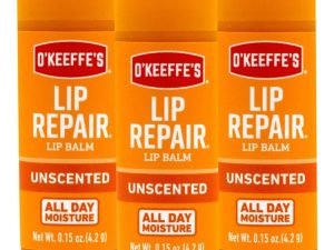 Balsamo Para Reparación De Labios O'keeffe's, Pack 3
