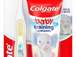 Colgate Kit Cepillo Y Pasta De Diente Para Bebés Sabor Fruta Color Amarillo