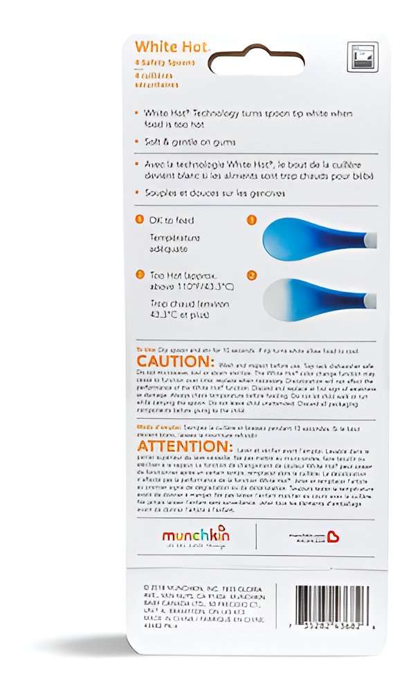 Munchkin Cucharas De Seguridad Para Bebe Punta Blanca 4pzs - Image 4