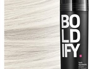 Boldify - Fibras De Pelo Para El Cabello Fino, 0.98 Oz / 28g Color Blanco