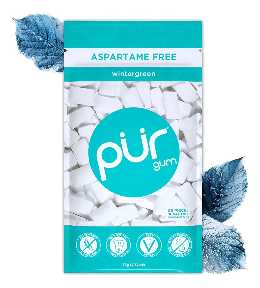 Pur Gum Chicle De Menta Sabor Frutal De Xilitol 55 Und - Image 9