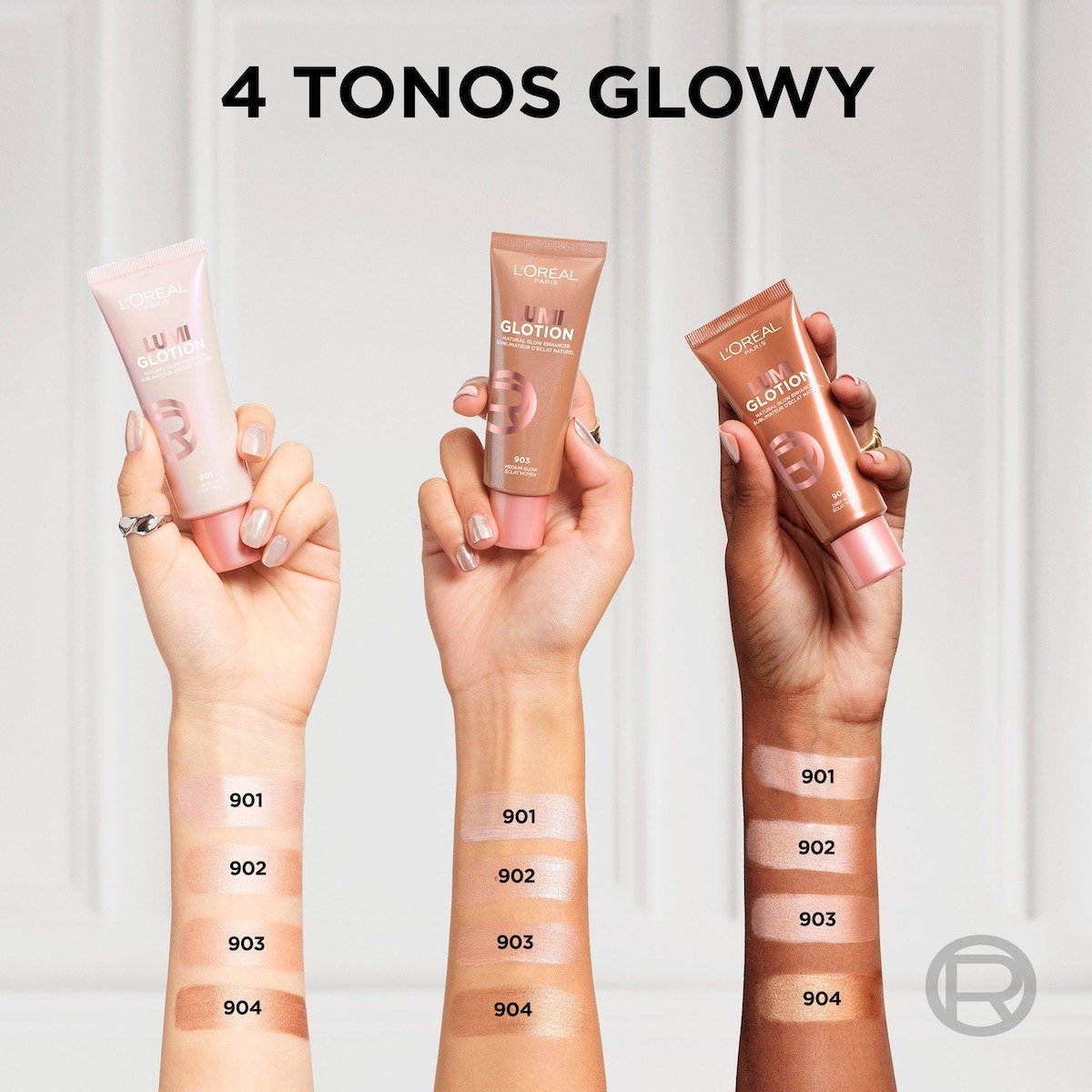 Iluminador Hidratante Lumi Glotion Tono Medium Glow 40ml L'oréal Paris - Image 4