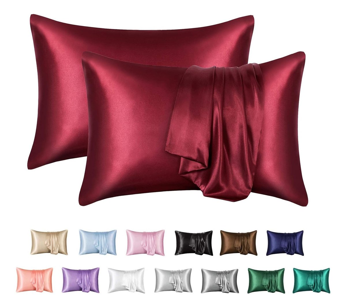 Mr&hm Funda De Almohada De Satén, Tamaño Queen - Image 9