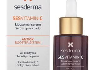 Sesderma C-vit Sérum Liposomal 30 Ml, Vitamina C Antioxidante Y Luminosidad Día/noche