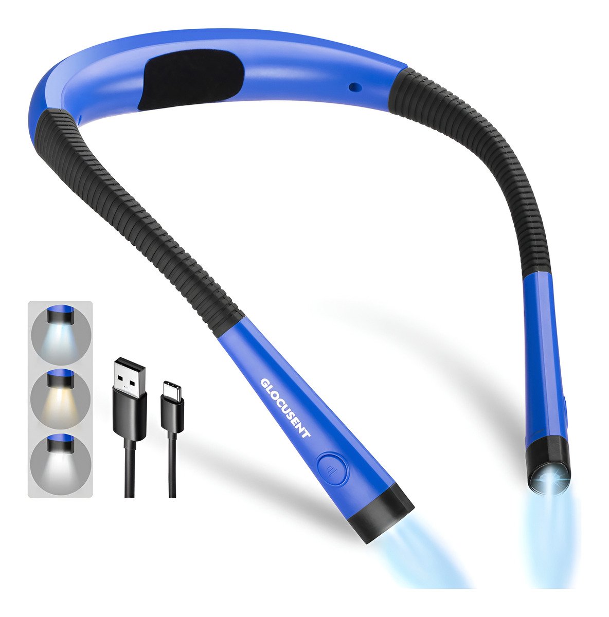 Luz De Lectura Glocusent Led P/ El Cuello P/ Leer En La Cama - Image 5