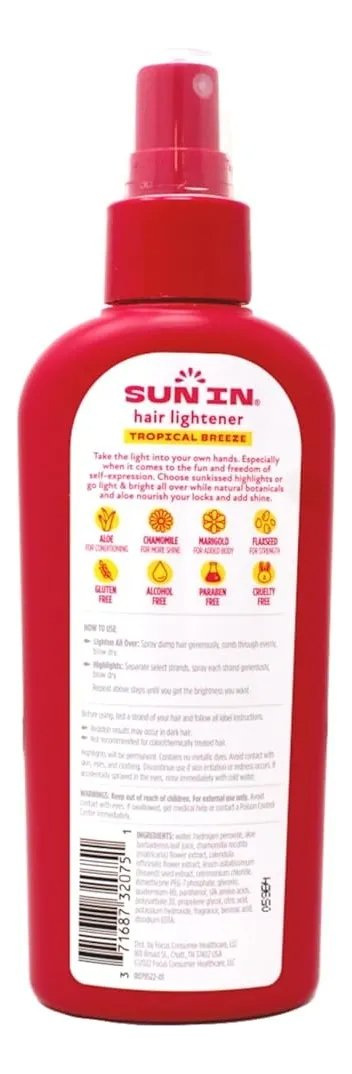 Sun-in Aclarador De Cabello En Spray Tropical Breeze 138ml - Image 2