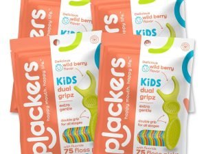 Plackers Hilo Dental Para Niños Pack De 75unid Cada Uno