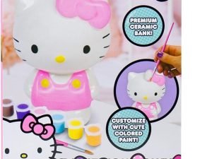 Hello Kitty Paint Your Own Piggy Bank, Banco De Monedas Diy