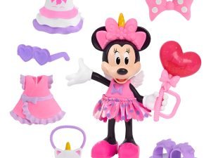 Just Play Minnie Mouse Fabulosa Muñeca De Moda Con Unicornio