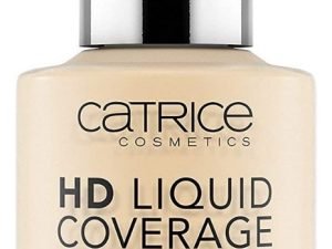 Catrice Base De Cobertura Líquida Hd, Cobertura Alta Natural Tono 002 Porcelain Beige