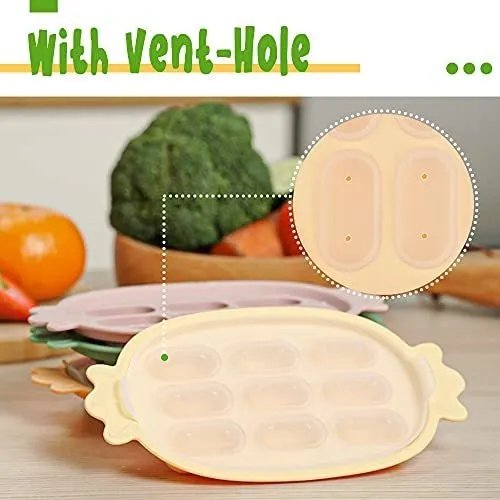 Haaka Moldes De Silicona Bandeja Para Picar Comida De Bebés - Image 3