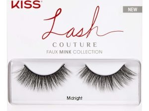 Pestañas Postizas Kiss Couture Faux Mink Color Negro