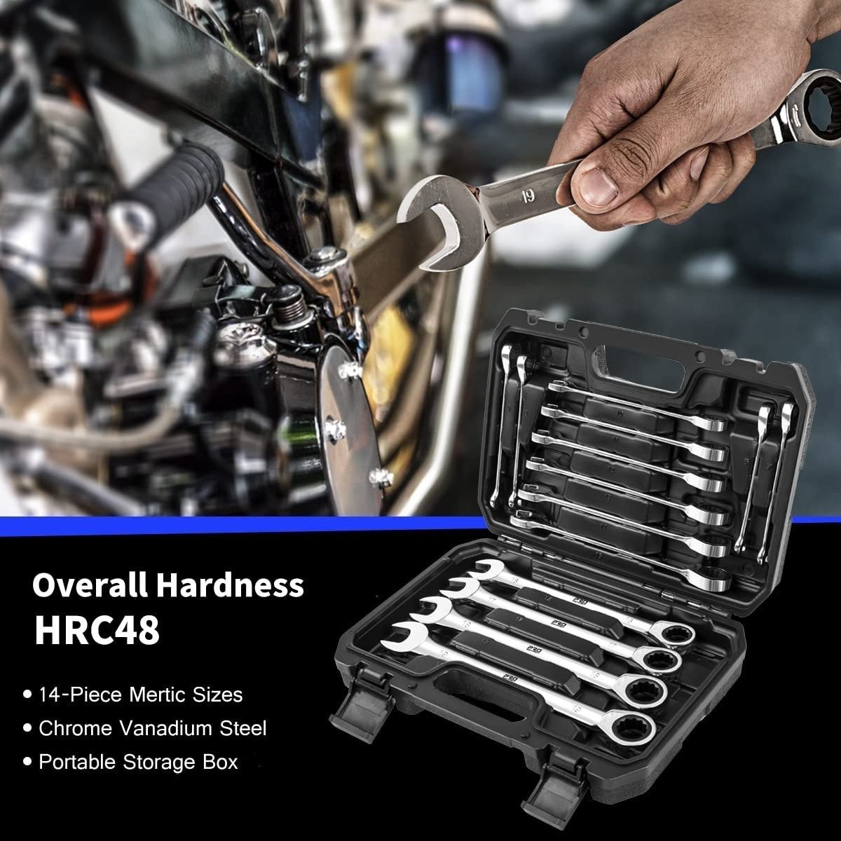 Juego Llaves De Trinquete Prostormer 14 Piezas - Image 2