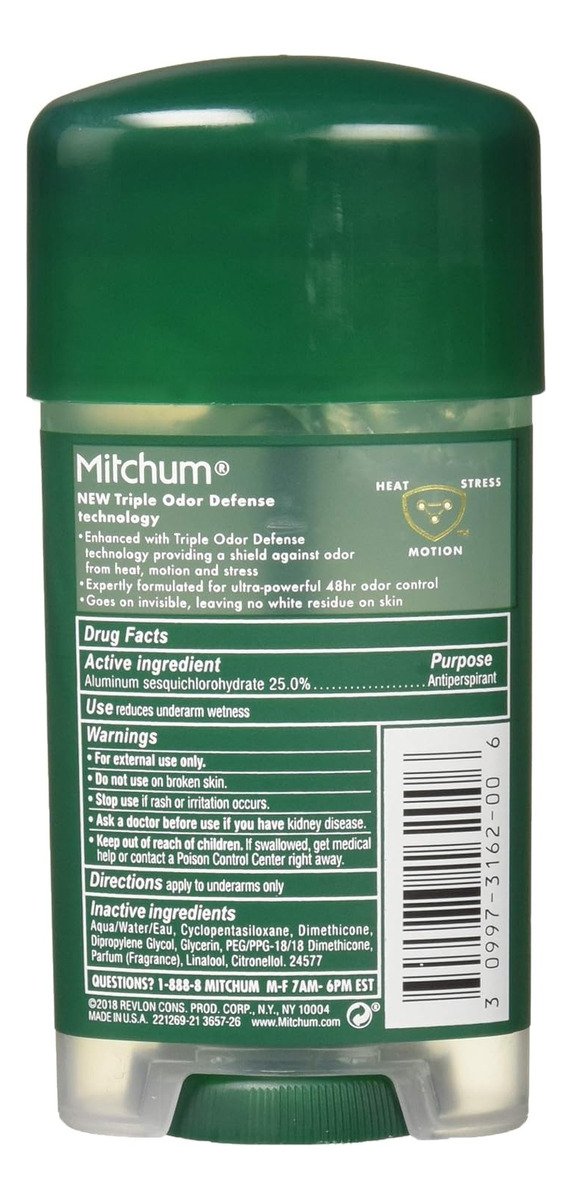 Mitchum Desodorante Antitranspirante Men Clear Gel 63g Sport - Image 2