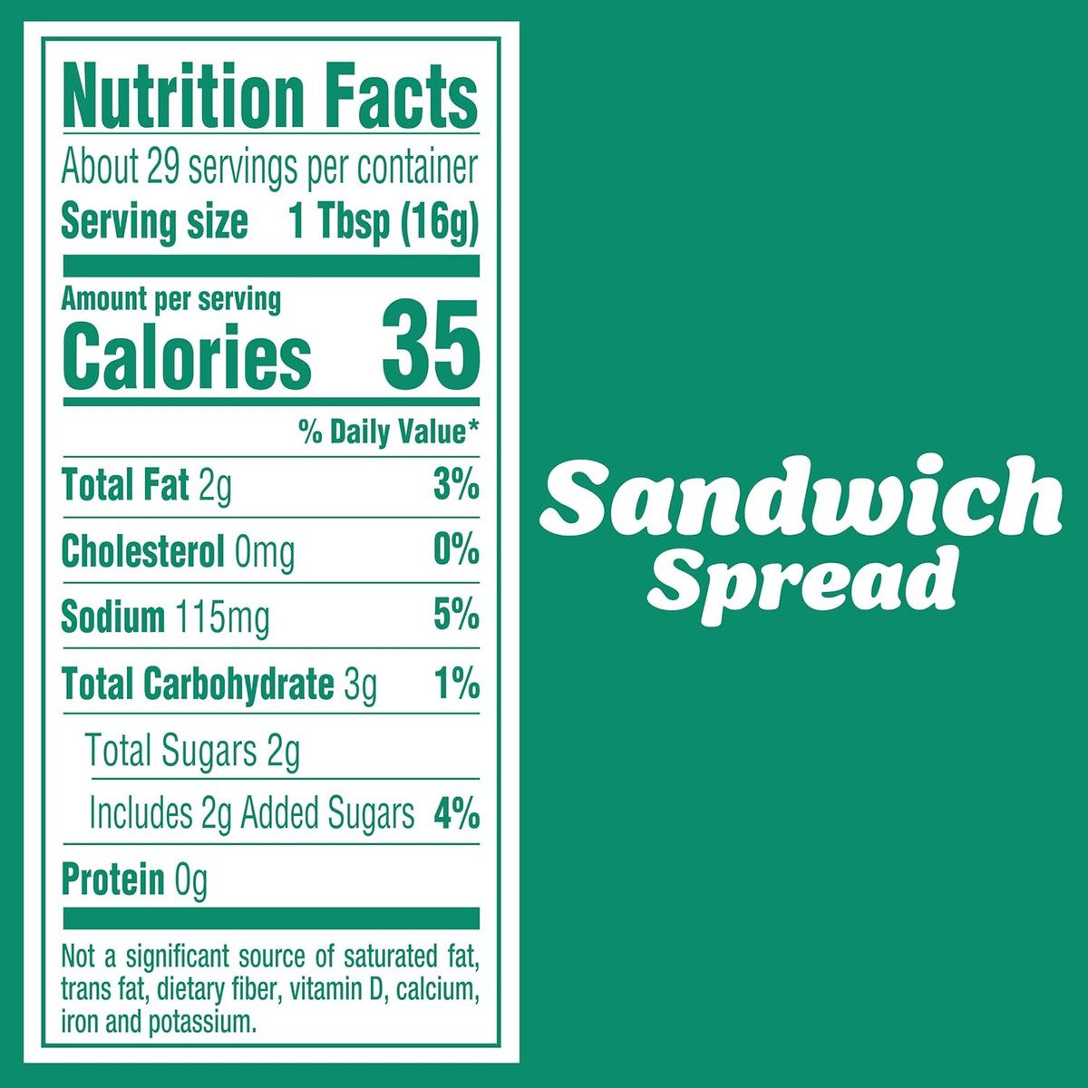 Kraft Aderezo Para Untar En Sándwiches 443ml - Image 2