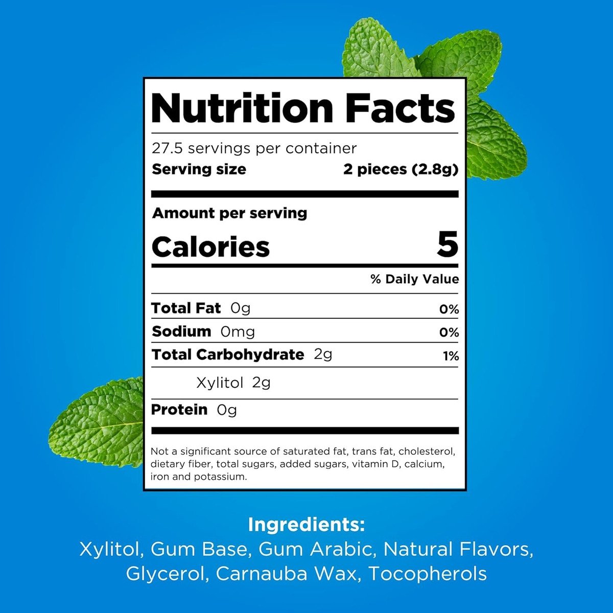 Pur Gum Chicle De Menta Sabor Frutal De Xilitol 55 Und - Image 12