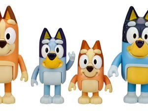 Pack Figuras Bluey Y Familia Serie 11 X 4 Und