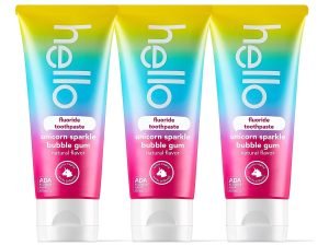 Hello, Pasta Dental Con Flúor Para Niños, 4.2oz 119g, Pack 3