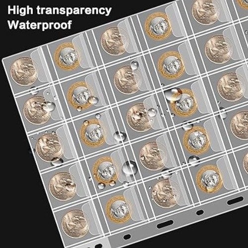 Páginas Para Colección De Monedas 12 Hojas (30 Bolsillos) - Image 4