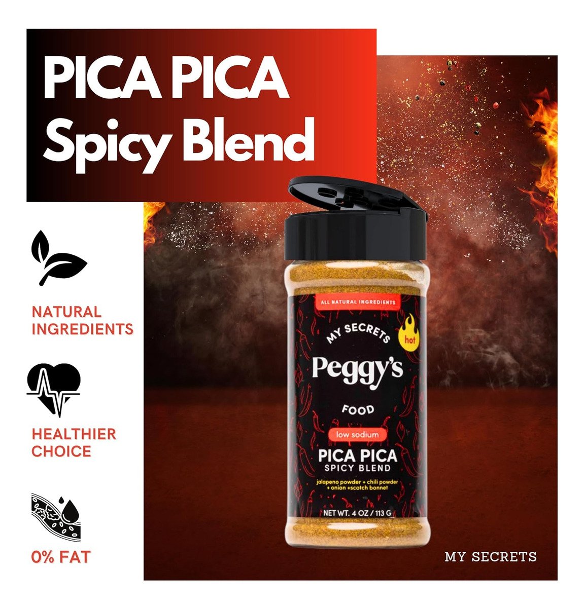 My Secrets Peggy's Food Sazonadores Y Condimentos Saludables - Image 10