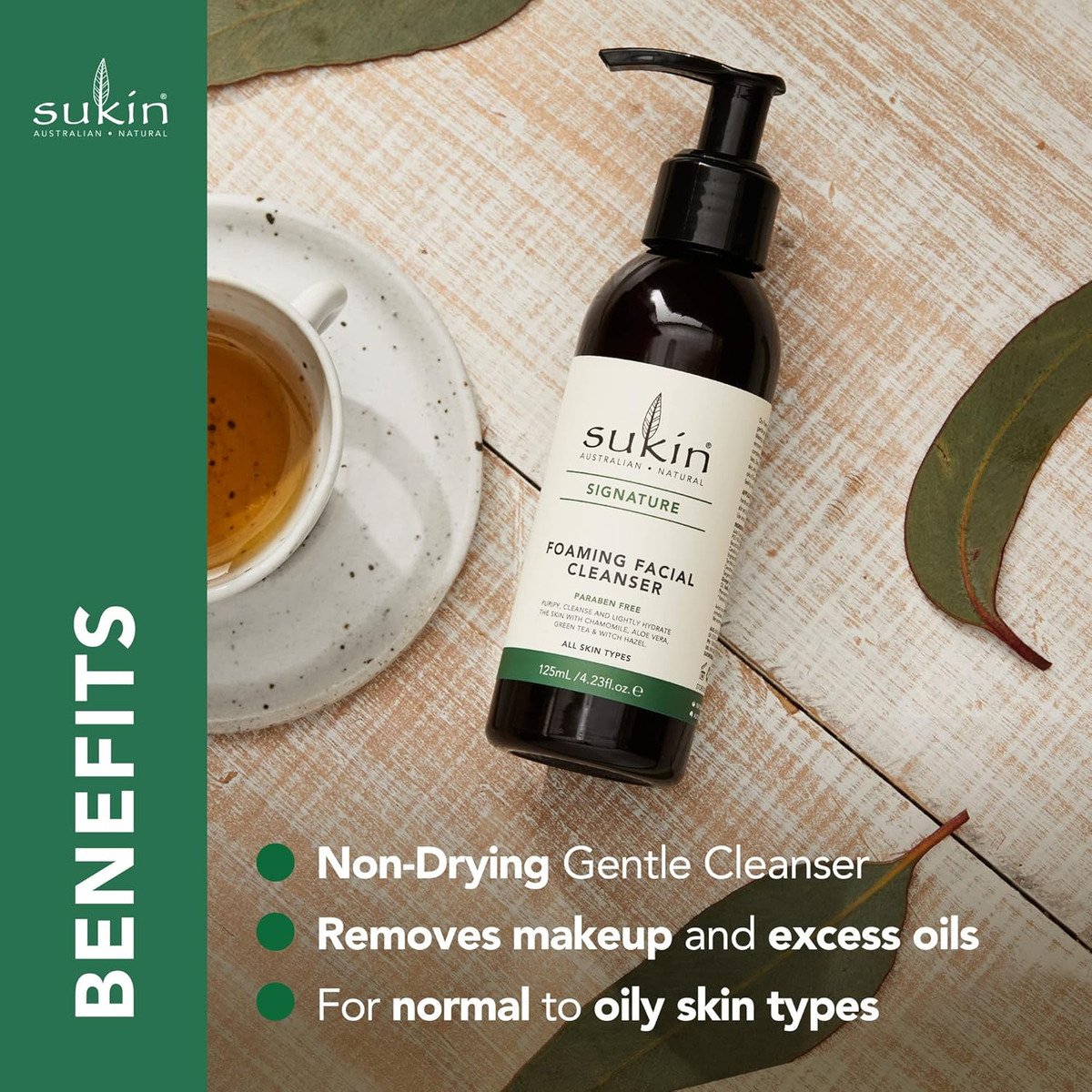 Sukin Crema Limpiadora Para El Rostro Natural 125ml - Image 2