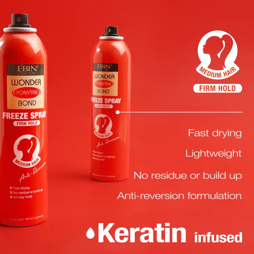 Ebin Wonder Bond Firm Spray Fijador Para El Cabello 245ml - Image 2