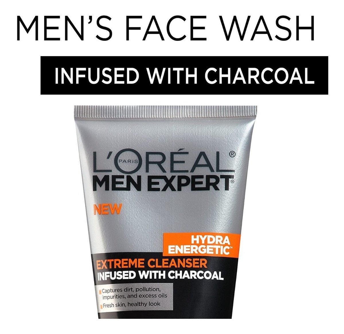 Gel Limpiador Facial Con Carbón 150 Ml L'oreal Men Expert - Image 3
