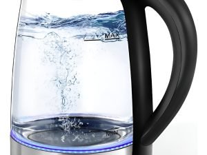 Dezin Hervidor Eléctrico, Acero Inoxidable Sin Bpa, 1.8 L Color Negro